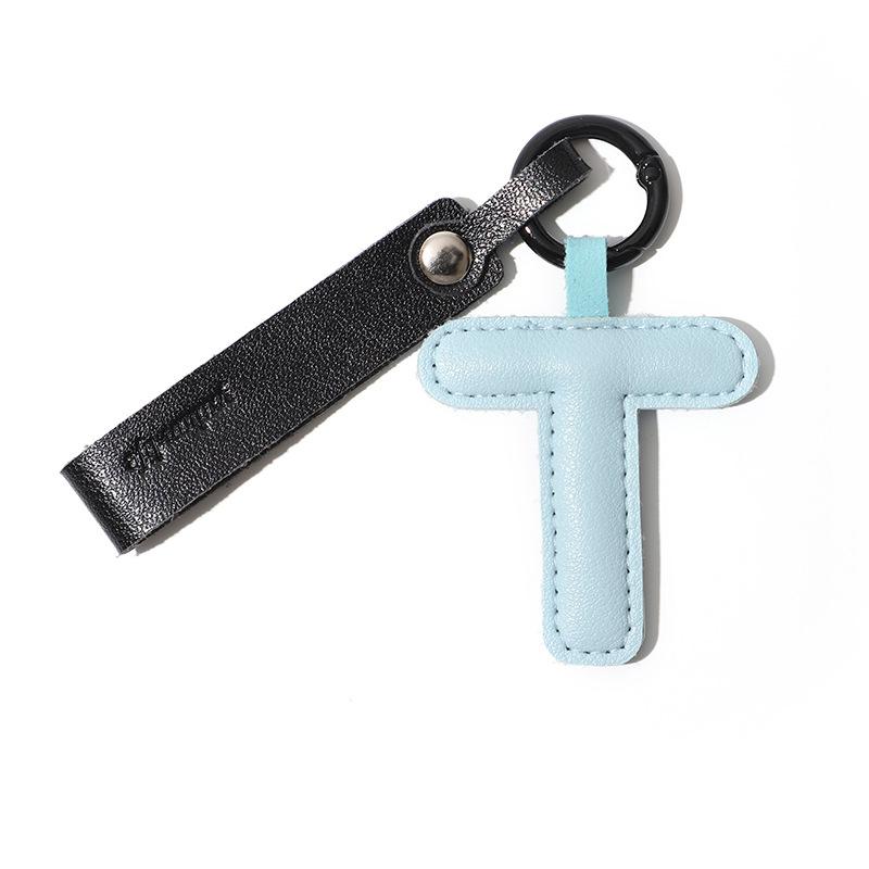 

1Pc Bag Charm Monogrammed Charms Key Logo Lightweight Leather Monogrammed Keychain Car Key Companion Key Fob Durability