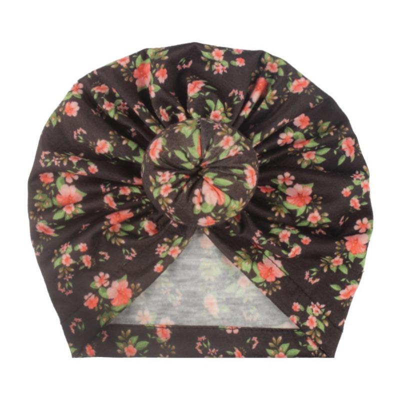 

New baby pullover hat, cute printed donut children s hat, thin comfortable baby fetal hat