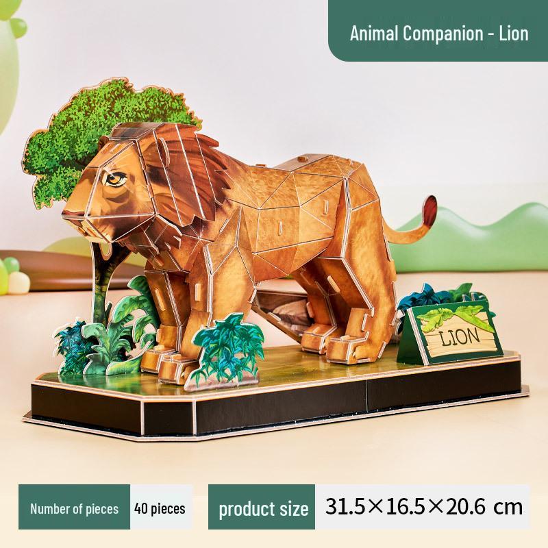 

Rubik s Cube Animal Partner Series: Giraffe Paper Puzzle for Kids 5+, Toddler Gift Toy