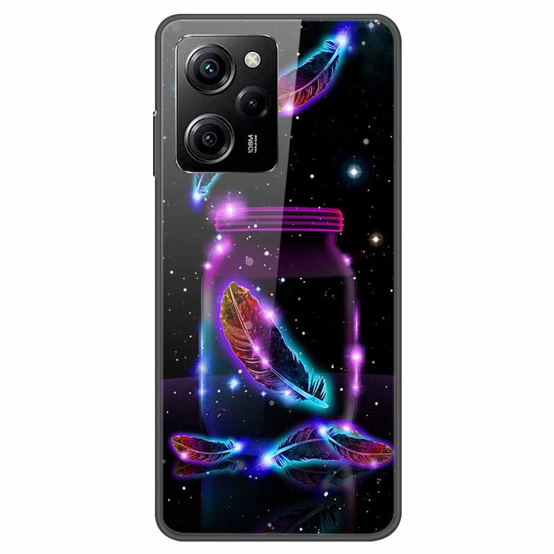 For Redmi Note 12 Pro Case Redmi Note12 5G Tempered Glass Hard Back Cover For Redmi Note 12 Pro Plus 5G Coque Starry Sky Case