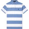 Polo Striped Straight Fit Short Sleeve Polo Shirt Men Tops Light-Blue 710801926-001