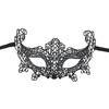 2PCS Halloween Makeup Ball Half Face Lace Mask