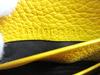Authentic GUCCI Logo Motif Yellow Leather Round Zip Long Wallet #a835  Refurbished