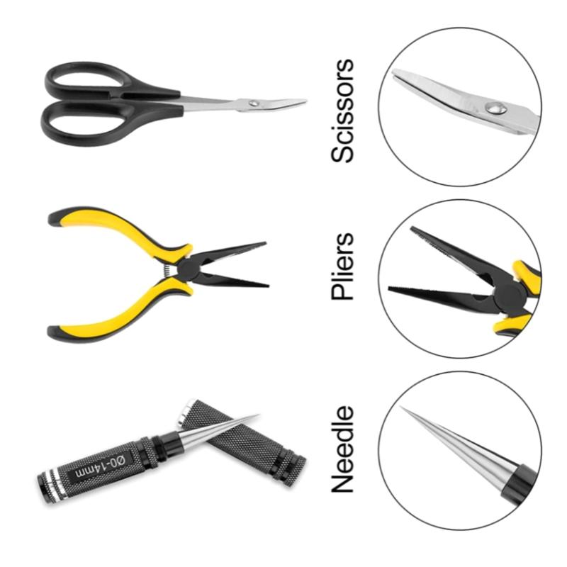 14pc Professional Grade Solid Hexagonal Key Tool Kit For Drones Helicopter Maintenance And Home DIY Projects