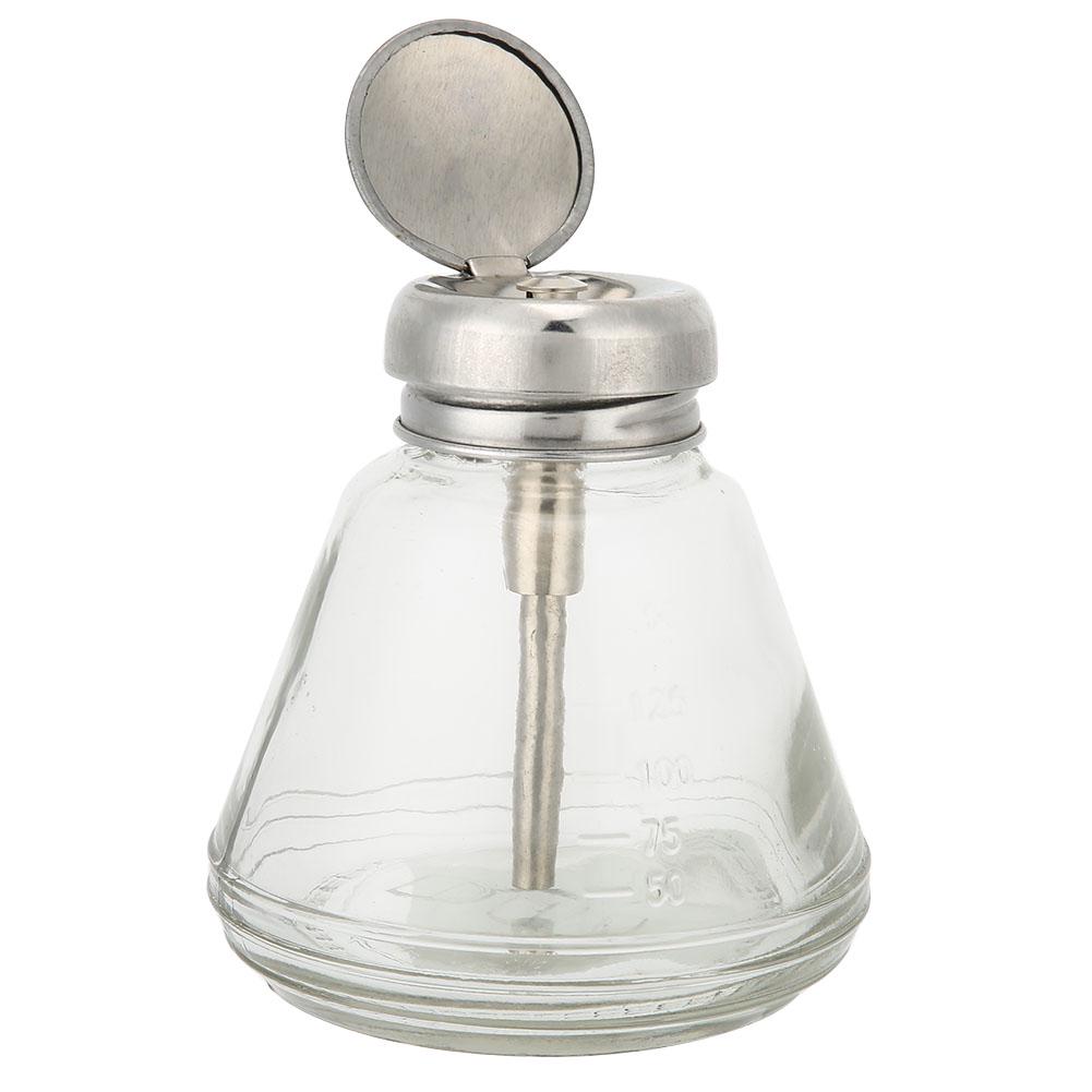 150ml Nail Art Pump Spender Transparent Flüssigkeitsbehälter Pressflasche Zubehör Pumpflasche