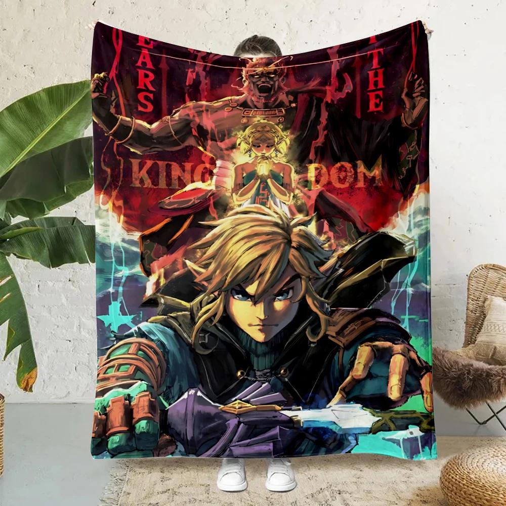 Hot Game Z-ZeldaPrinted Blanket Picnic Blankets Warm Blanket Soft and Comfortable Blanket Home Travel Birthday Gift