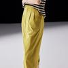 Demana Women's Bare-Feel Elastic Waist Cropped Pants