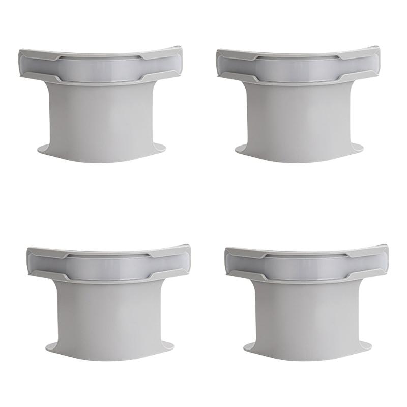 

Pack of 4 Durable Bed Sheet Fasteners Sturdy Bed Sheet Clips Holders Ideal For Homemakers And Hotel Managers сірий