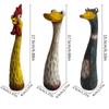 Funny Screaming Chicken Statues Resin Crafts Chicken Figurine  Garden Courtyard Decoration