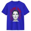 2026 Y2K Celine Dion Classic Song Pattern T-shirt for Men and Women Pure Cotton Casual T-shirt for Music Fans Street Wear Top