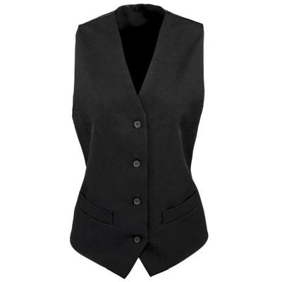 Womens/Ladies Lined Polyester Waistcoat / Bar Wear / Catering