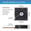 Gdstime 12032 DC 12V 4Pin FG PWM Function Double Ball Bearing 120mm 120x120x32mm 12cm Centrifugal Turbine Cooling Blower Fan