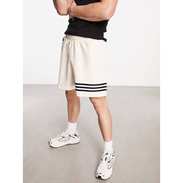 

Шорты с 3 полосками adidas Originals Neuclassics белого или черного цвета