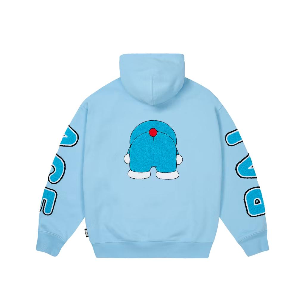 Palace x Doraemon Hood Blue Unisex Tops P29CS035