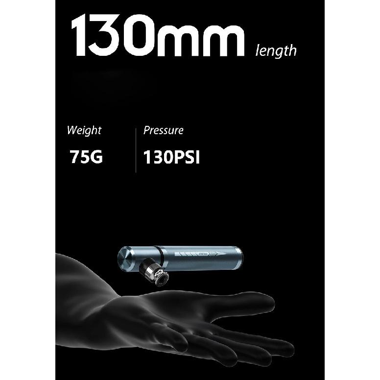 Mini Bicycle Pump Aluminum Alloy Cycling Hand Air Ball Tire Inflator Presta Schrader Valve MTB Road Bike