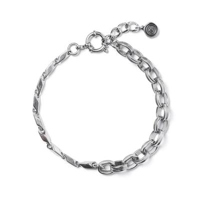 Mim Prism Double Oval Mix Chain Bracelet (C2503AC1322_SV)