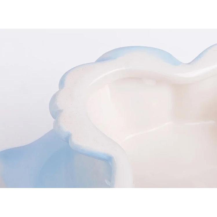 Cat Ceramic Pet Bowl Oblique Mouth Feeding High Foot Protection Cervical Spine Color Inclined Ceramic Cat Bowl Pet Supplies, 1Pc