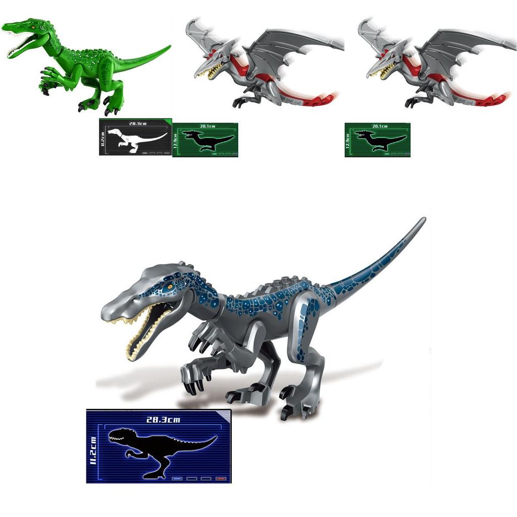 Brinquedo Figura Bloco de Montar Baryonyx Parque Jurássico Emocionante Para Crianças