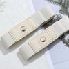 Elastic Belt Jean Button Stretch Adjustable Waist Buckle Quick Button for Pant Belt Tighten Waist Button Belt No Sew