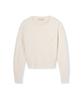Nodeuyuumeon Witty Cable Round Knit [Cream]