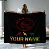 1PC AFC Ajax Custom Name Patterned Flannel Blanket Suitable For All Seasons for Home Decor Warmth and Comfort Gifts Holiday Present