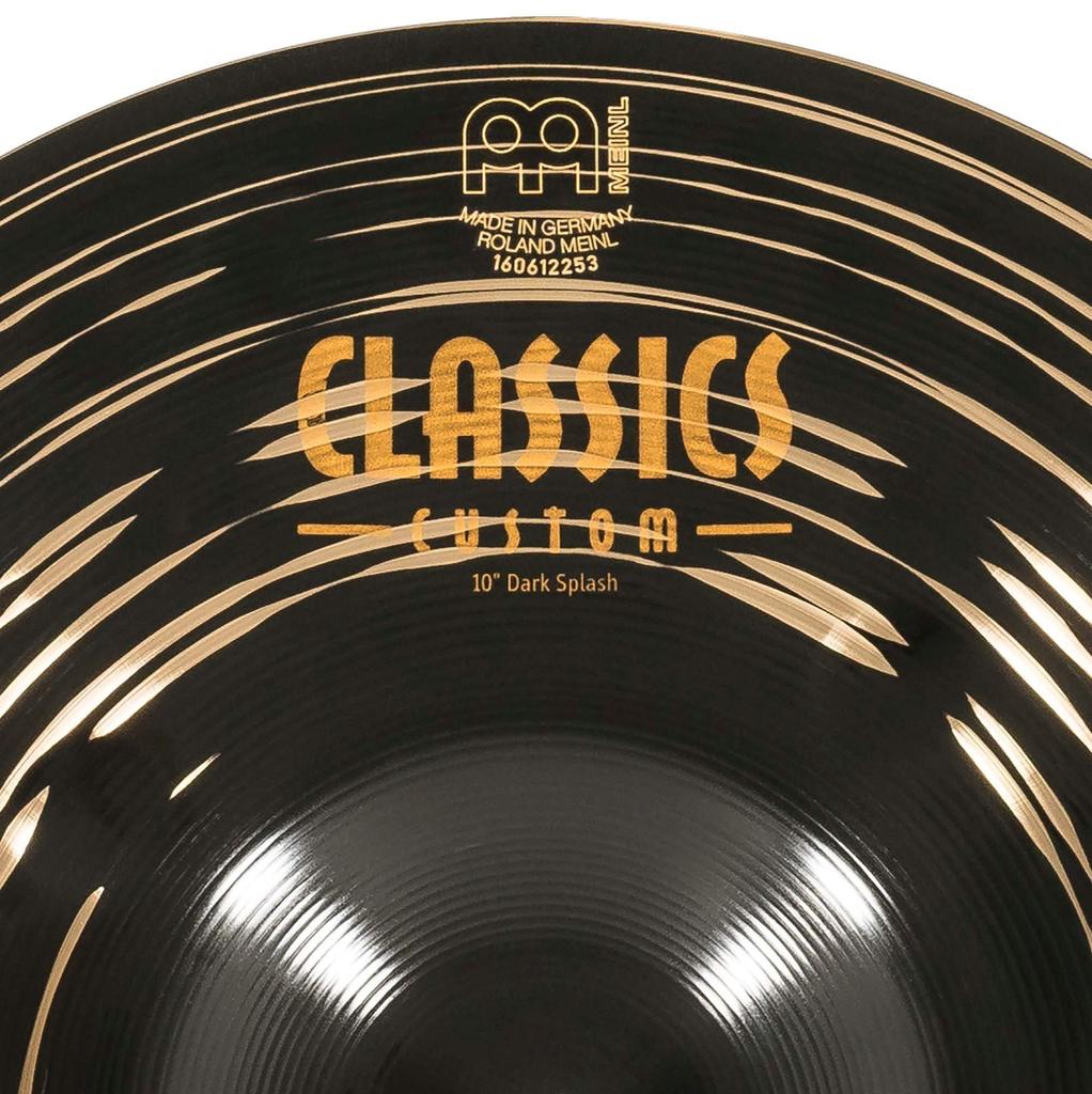 MEINL Cymbals Classics Custom Dark Series Splash-Becken Dark Splash CC10DAS 10" []