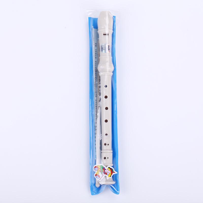 Swan ABS German Soprano Recorder for Students, 6/8-Hole, White Flute