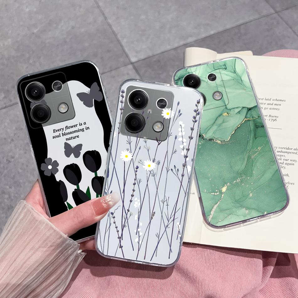 For Redmi Note 13 Pro Plus Phone Case Creative Fun Soft Slim Silicone Transparent Anti Drop Back Cover For Redmi Note13 13Pro+