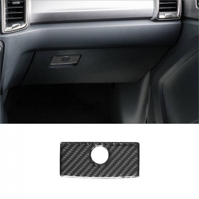 Carbon Fiber Interior Glove Box Handle Cover Trim For Ford Ranger -