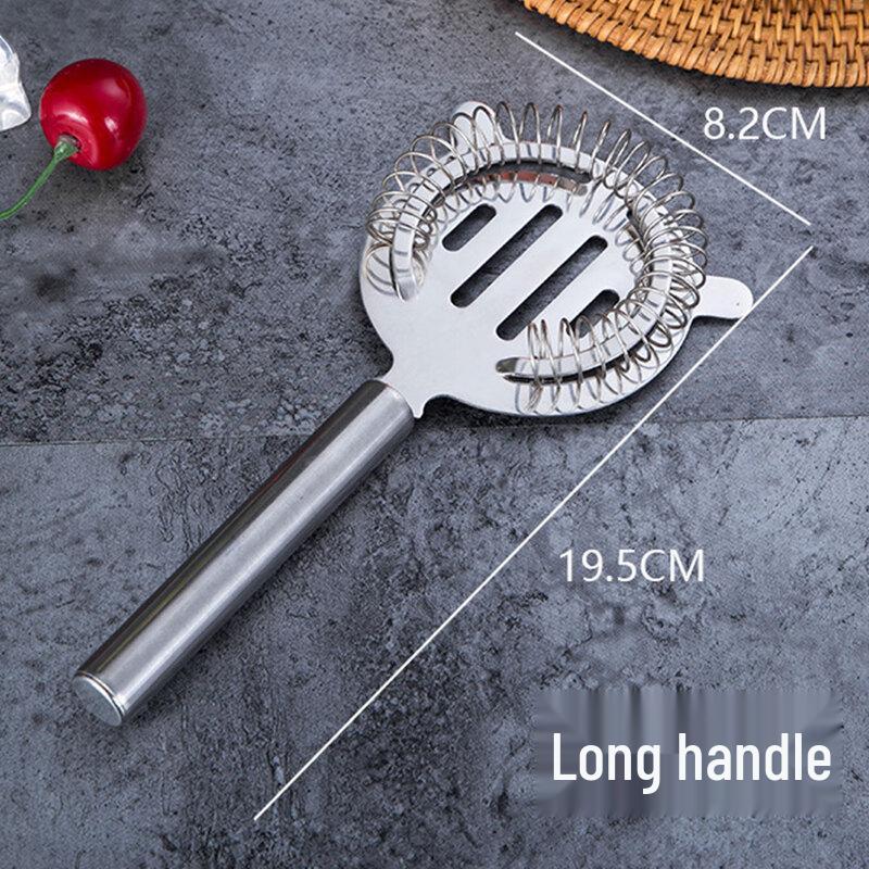 HPMILY Food-Grade Stainless Steel Cocktail Ice Strainer