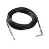 6.35 Electric Guitar Cable Straight To Right Angle Noiseless Audio Cable for Bass Guitar