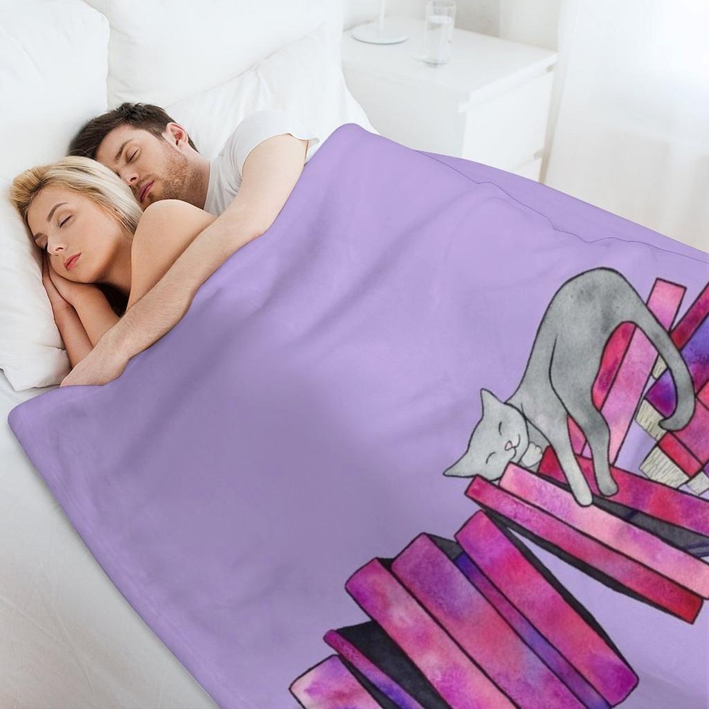 Literary Naps Throw Blanket Loose Large Bed covers halloween Blankets
