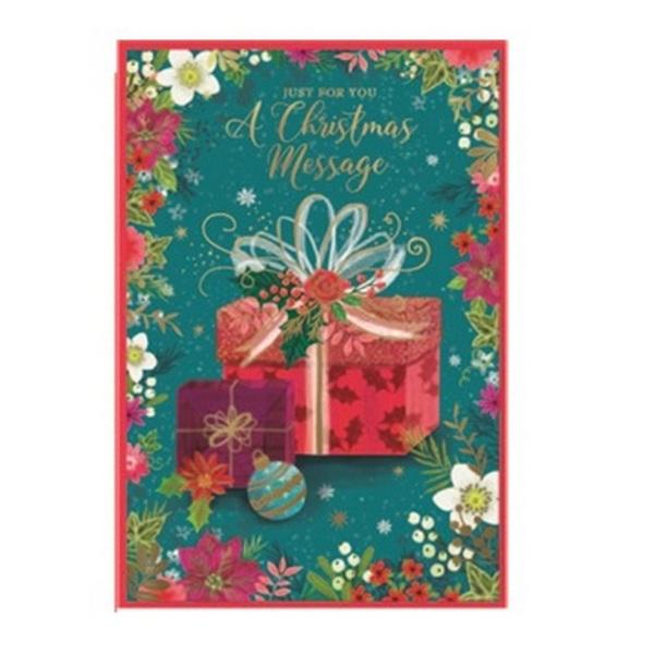 Simon Elvin A Christmas Message Greetings Card (Pack of 6)