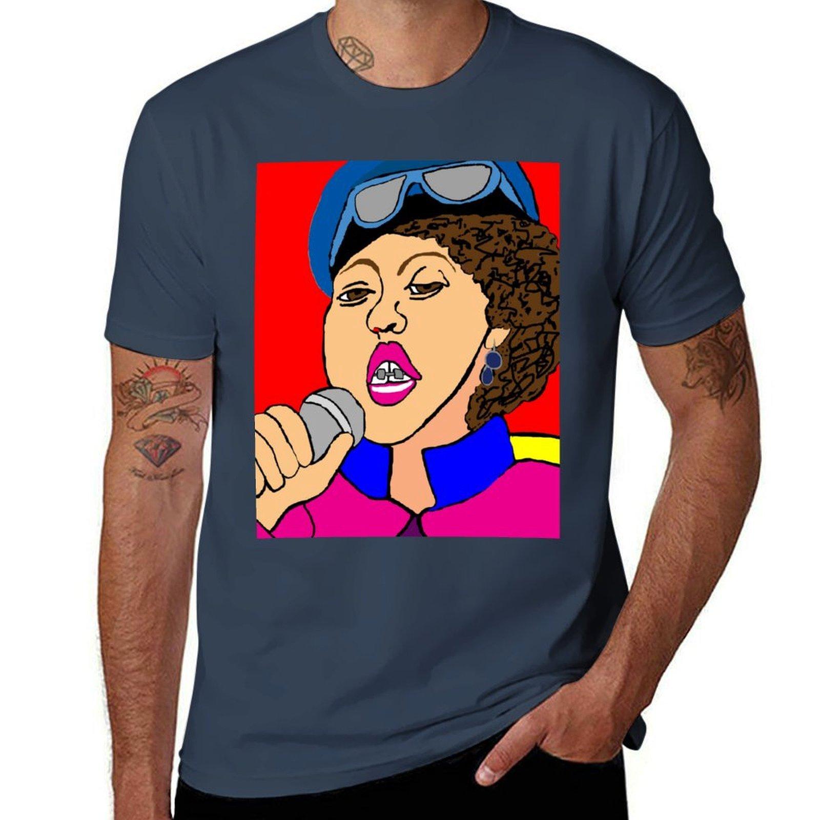 Illustration Digital Poly Styrene TShirt Casual Everyday Wear TShirt S