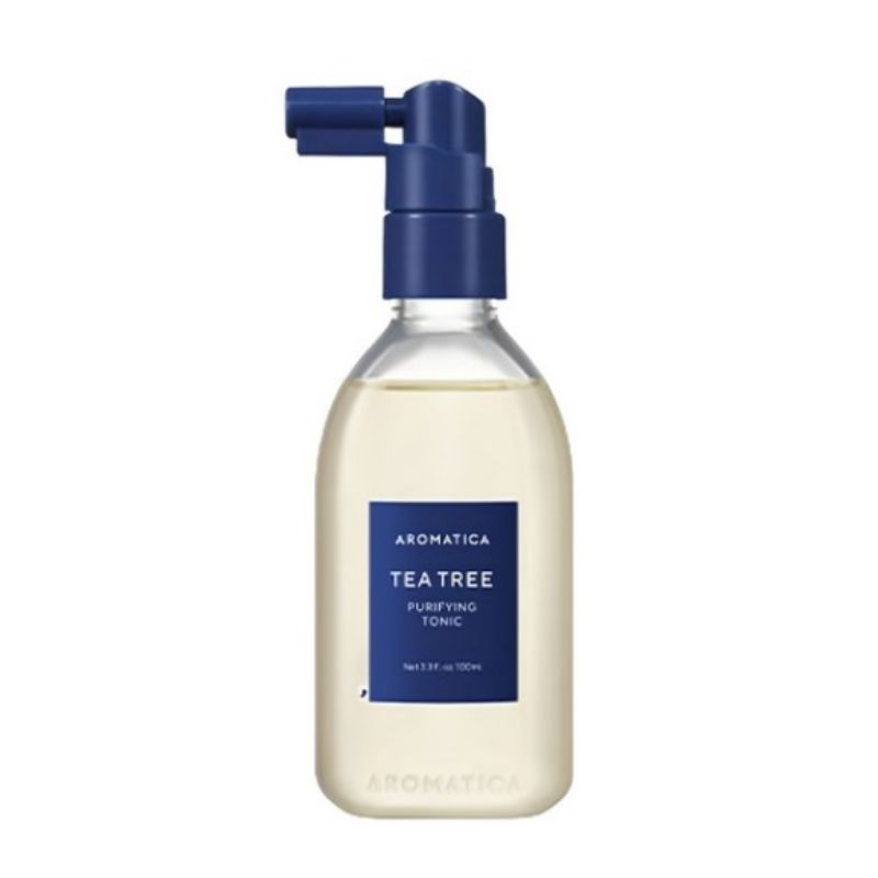 AROMATICA Tea Tree Purifying Tonic 100ml – Scalp Soothing & Sebum Control Treatment for Fresh, Healthy Hair