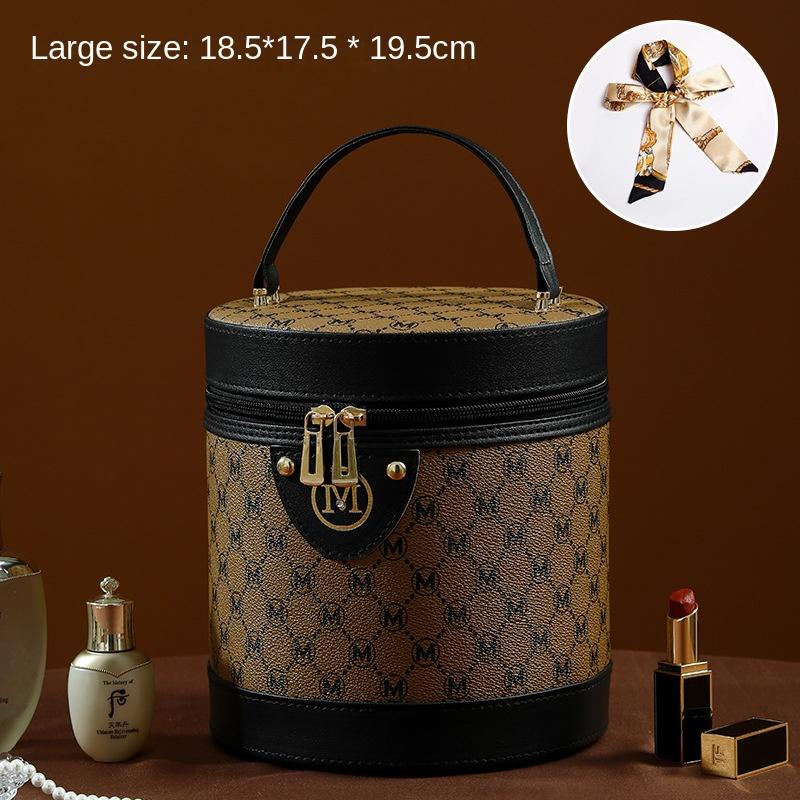 Maillard Color Bucket Bag Kosmetické pouzdro Velkokapacitní kosmetická taška na suvenýry Multifunkční voděodolná přenosná