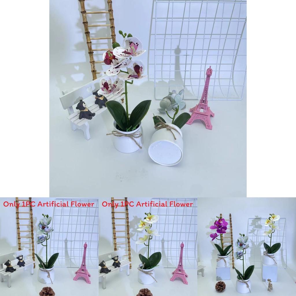 Phalaenopsis Faux Plant For Wedding Decoration And Home Indoor Display