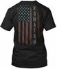 Komatsu Family American Flag Tee T-Shirt Made In the USA Size S To 5XL