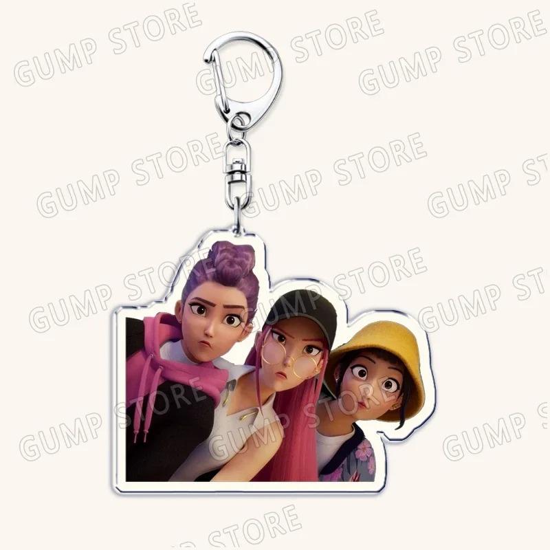 Dämonenjäger Huntrix Beliebte Kpop Tv Saja Jungen Schlüsselanhänger für Zubehör Tasche Rumi Zoey Jinu Schlüsselanhänger Schmuck Fans Freunde Geschenke