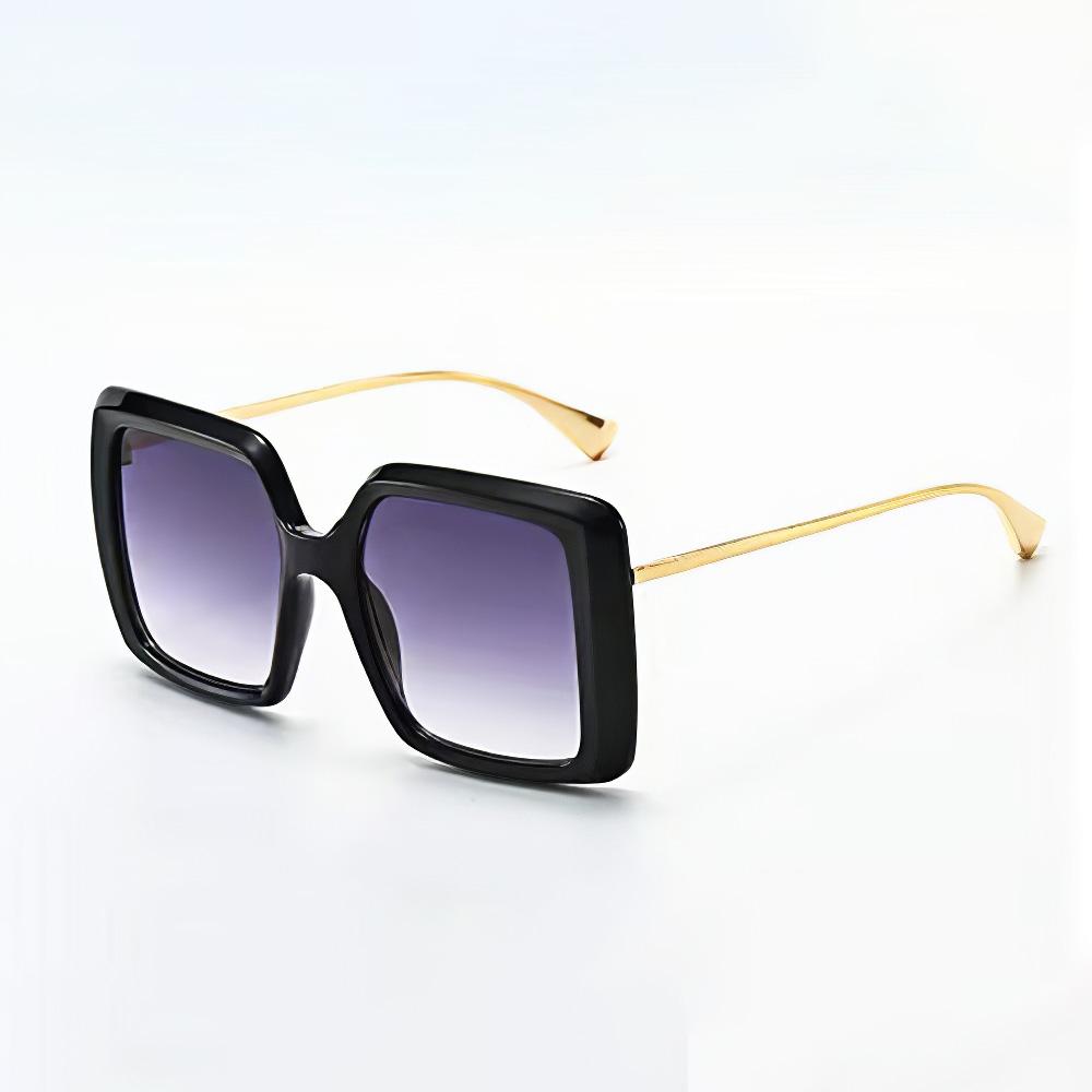 Vintage Trendy Sunglasses For Women Metal Frame Multi-Color Gradient Fashion Glasses For Women Gifts For Friend Glasses Women