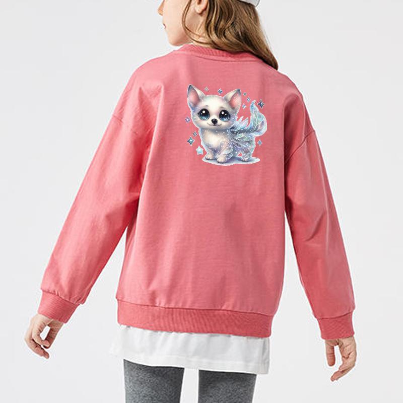 Tierflicken Heiße Aufkleber Katze T-Shirt DIY Kleideraufkleber Hoodies Aufnäher Kleidung Hitzepresse Applikation Aufnäher Auf Kleidung