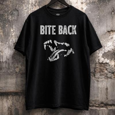 Bite Back Shirt, Anarchy, Leftist, Punk Art