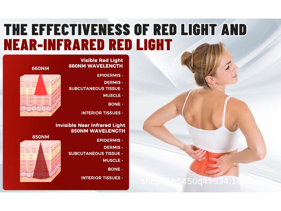 420 LED Red Light Therapy Waist and Yoga Mat Heating Pad