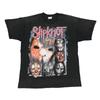 Vintage Slipknot Tişört XL Black Metal Band Tişört Y2K Deftones Limp Bizkit Korn Unisex Tişört