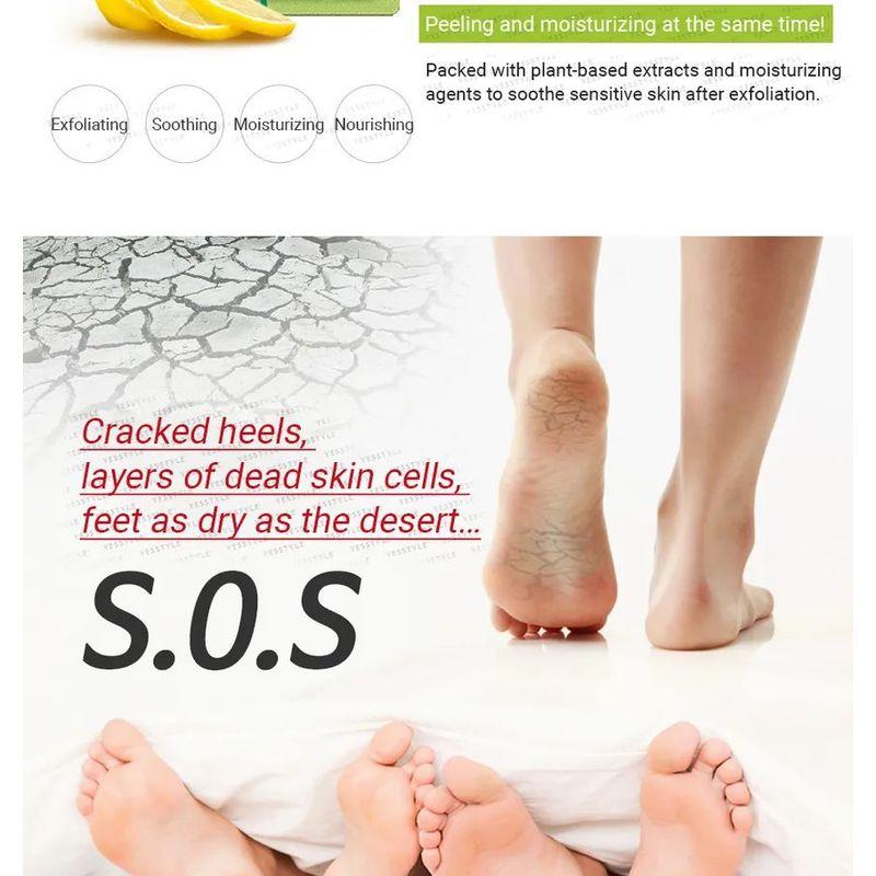 PUREDERM - Shiny & Soft Foot Peeling Mask (1 pair)