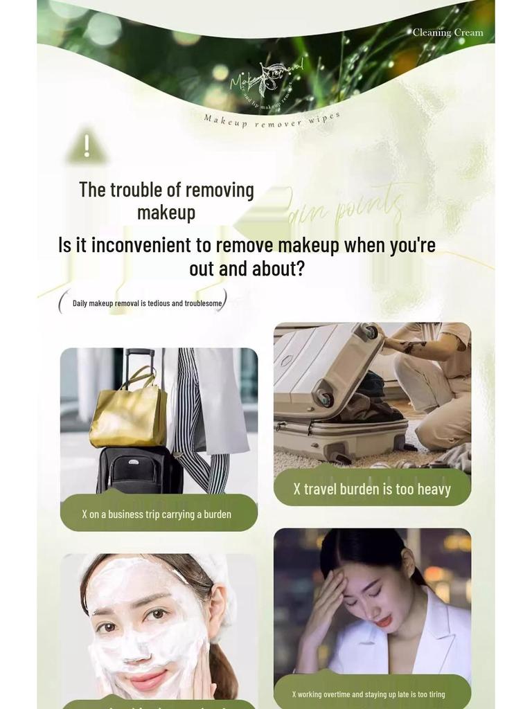 **Avocado Deep Cleansing Makeup Remover Wipes (2 Large Packs) - New Customer Special: $0.01**