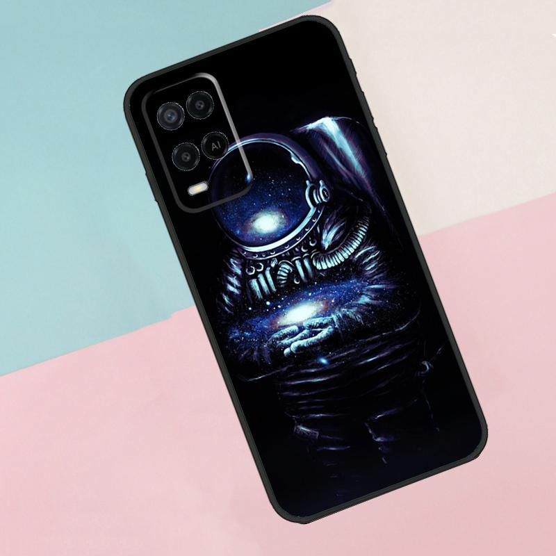 Astronaut Star Space For Oppo A16 A76 A96 A15 A80 A60 A40 A94 A54 A98 A78 A18 A38 A58 A17 A77 A74 A57S Phone Case