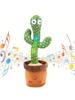 1ks tančící mluvící kaktusové hračky pro chlapce a dívky, zpěv napodobování nahrávání opakování toho, co říkáte, Sunny Cactus Up Plus