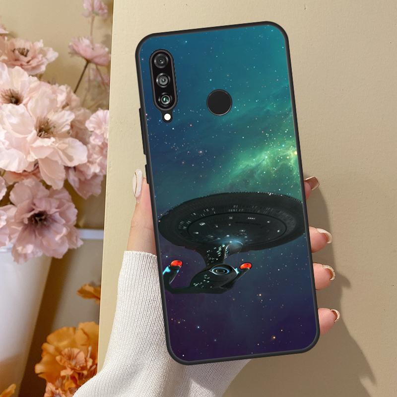 Space Ship Art For Huawei Nova 12i 8i 11i 12s 9 10 SE Y60 Y70 Y90 Y72 Y73 Y61 Y91 P60 Pro P30 P40 Lite Case