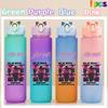 750ML KPop Demon Hunters HUNTR/X Rumi Mira Zoey Jinu Colore Degradé Tazza Acqua Bambino Borraccia con Cannuccia Saja Ragazzi Tigre Regalo